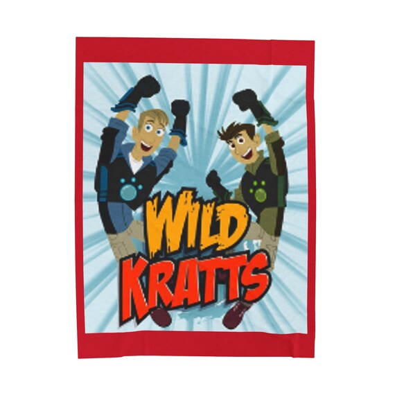 Best Seller Kids Gift Wild Kratts Cartoon Blanket Unique Gift for Boys |Premium Handcrafted Bedding, Christmas gift