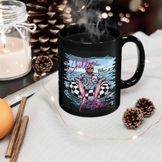 Trump Chillin like a felon Coffee cup| coffee mug| trump supporters | Perfect gifts, book lover gift