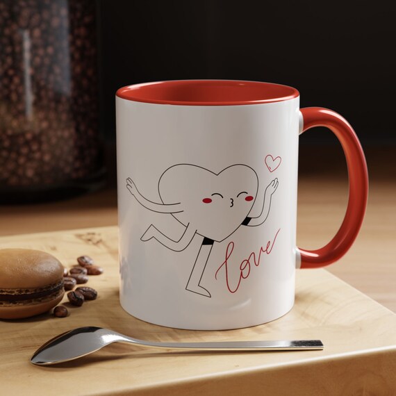 Perfect Christmas gift for her Lovable Heart Mug: The Perfect Gift for Valentine's Day or Any Day