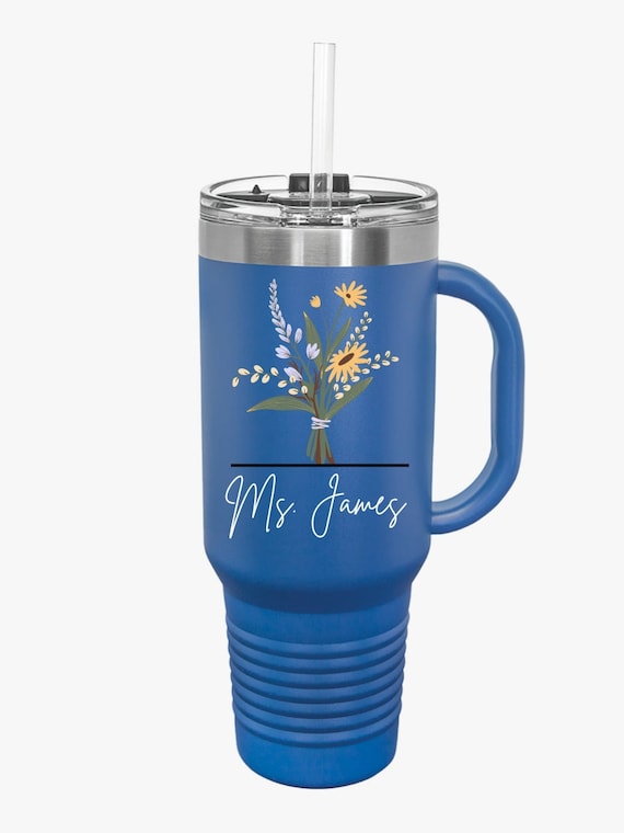 Personalized Teacher Tumbler, Custom Teacher Gift, Teacher Appreciation Gift, Teacher Name Cup, Teacher Gift Under 50, Best Teacher Gift