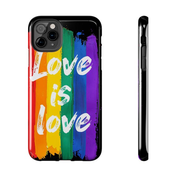 Rainbow Love iphone 15, 14, 13, 12, 11 Pro Max, Samsung galaxy s25, Colorful, Gift for LGBTQ+ Allies, Pride Month, Vibrant Art for Everyone