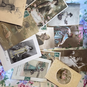 Lot de 15 cartes postales françaises anciennes