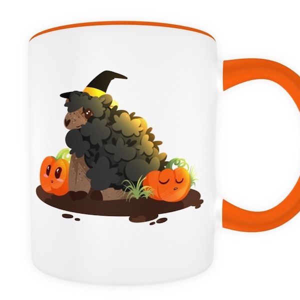 Tasse Halloween automne mouton