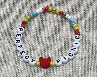 Perfect Picnic Bracelet-Mouse Bracelet-Friendship Bracelet-Mouse Railway Bracelet-Gifts for Her-Gifts for Teens-Park Attraction Accessory