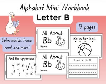 Letter E Mini Book | Alphabet Worksheets for Preschool & Kindergarten ...