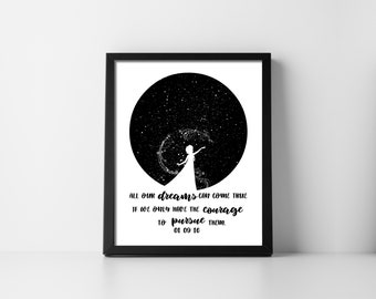 Star Map Elsa Queen Frozen Digital Download Printable Star Chart Child Nursery Decor Baby Shower Daughter Son Unique Accurate Fast