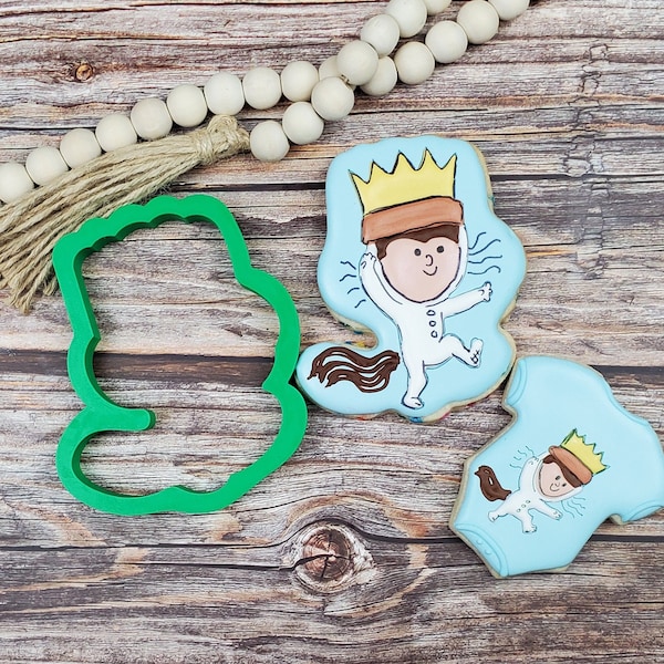 FAST SHIPPING! Storybook Custom Cookie Cutters, max, kids stories, where the wild things, kids books, custom cookie cutters, book cookies