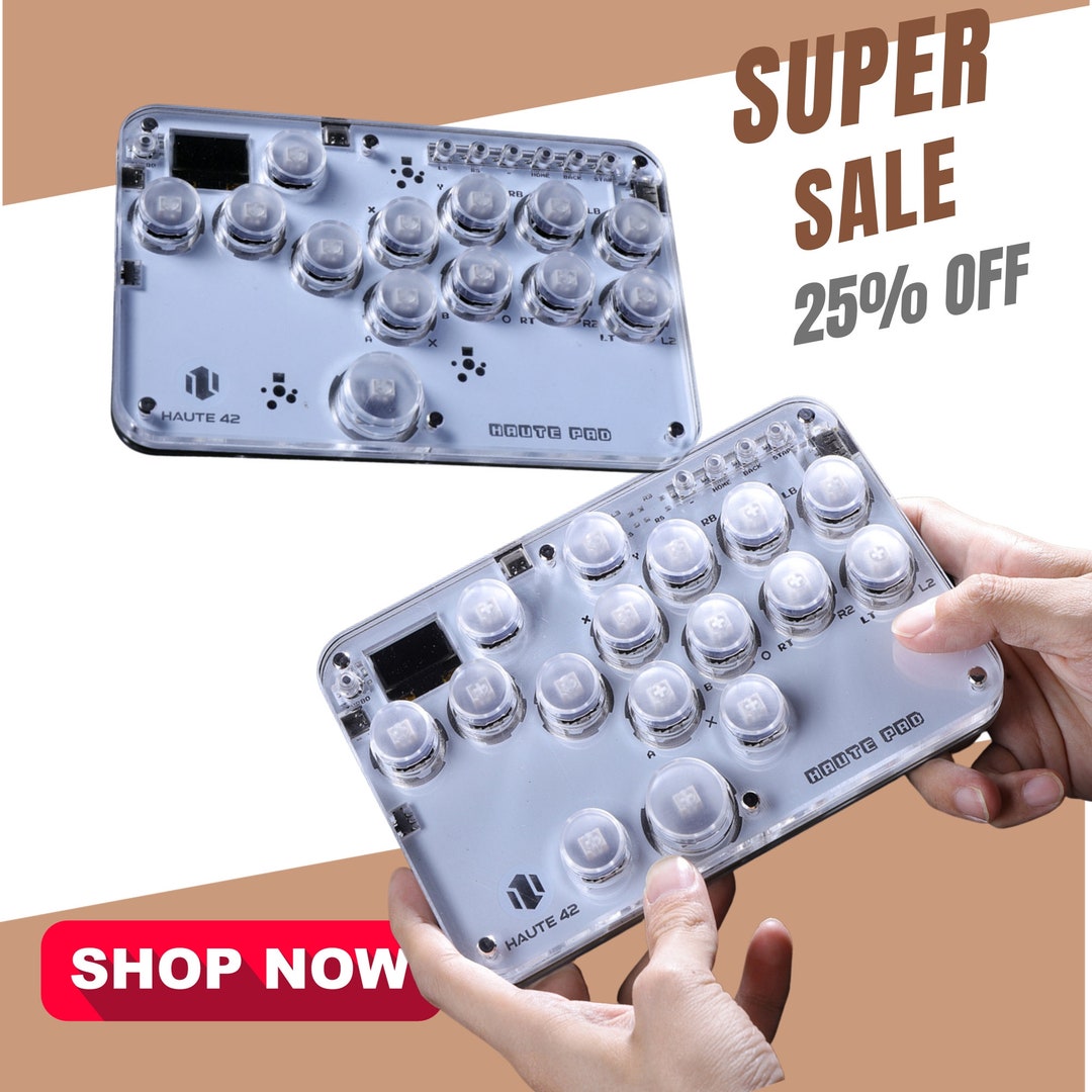 Hitbox Controller Leverless Controller Game Gifts Arcade Stick Birthday ...