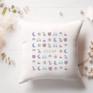 Personalized Baby Name Pillow, Custom Pillow, Personalized Baby Gift, Decorative Baby Pillow, Baby Shower Gift, Modern Nursery Decor, Custom
