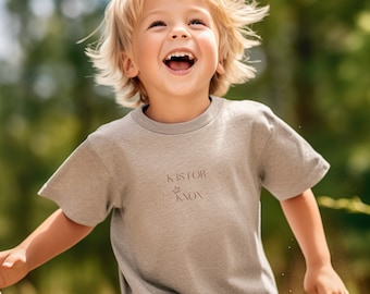 Camisa personalizada para niños, camisa personalizada para niños pequeños, camiseta personalizada suave para niños pequeños, camiseta para jóvenes y niños pequeños, camisa con nombre personalizado, camiseta para niños, personalizada