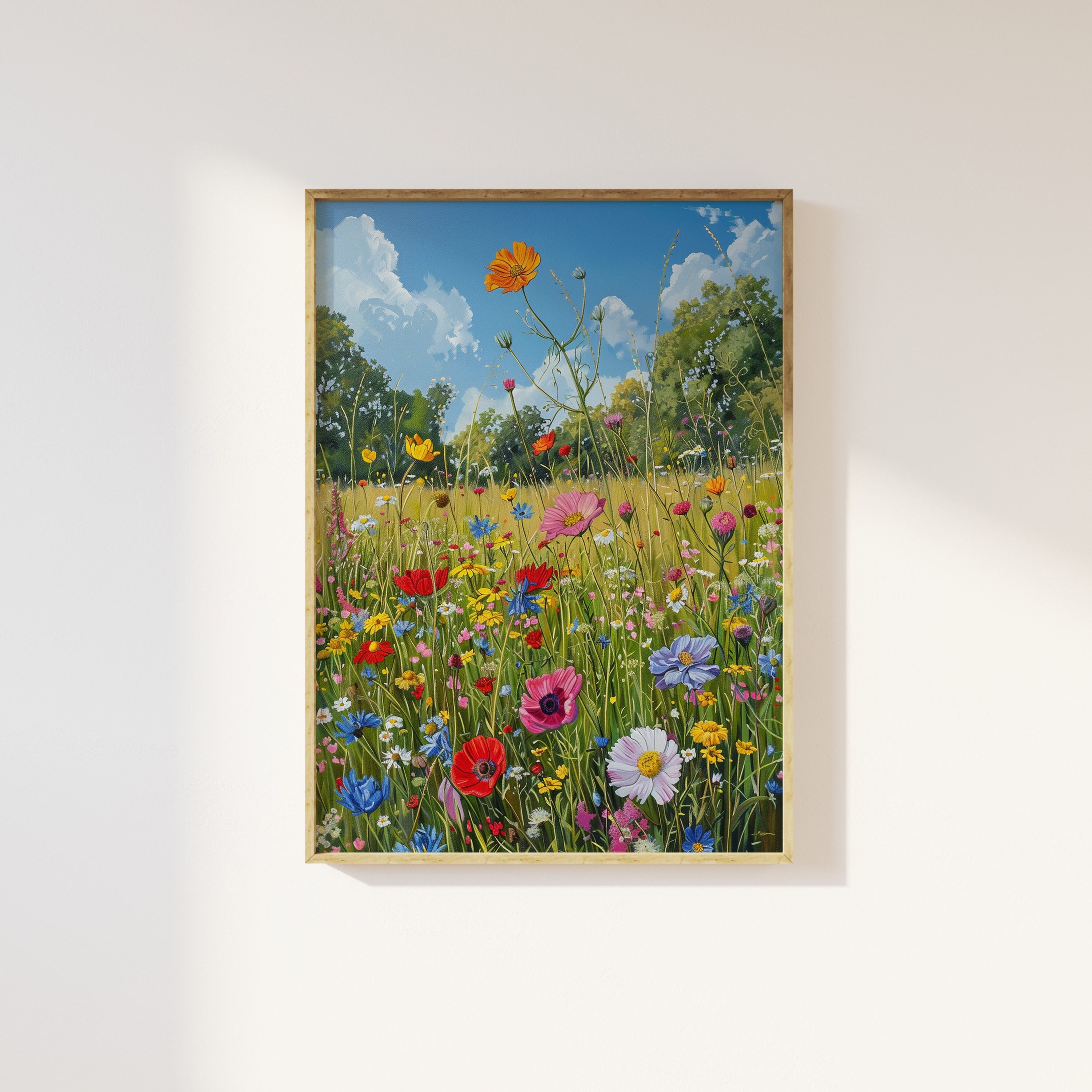 Wildflower painting - Etsy 日本
