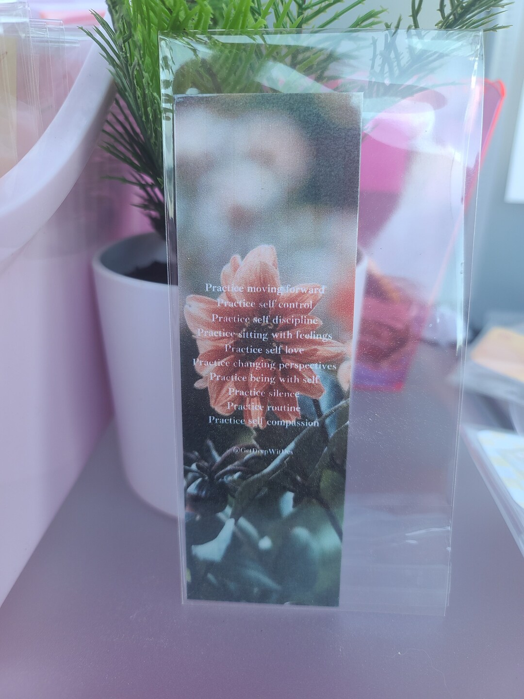 Practice Moving Forward Bookmark - Etsy