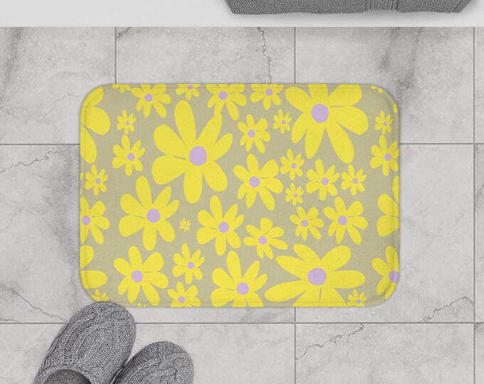 Cute Aesthetic Bath Mat