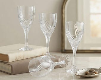 Lenox Debut kristallvinglas, set om 4, 20 cm, glasfiber, virvelformad