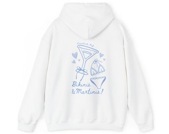 Custom for Sydney - Bikinis and Martinis Hooded Sweatshirt