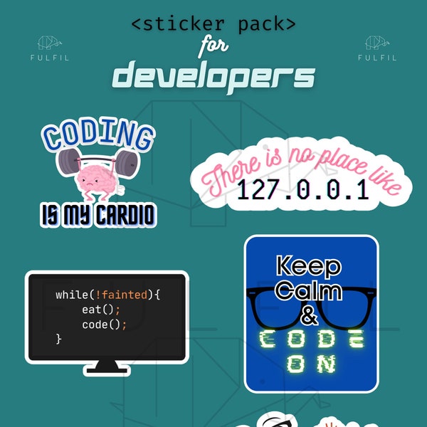 Programmer Stickers - Etsy