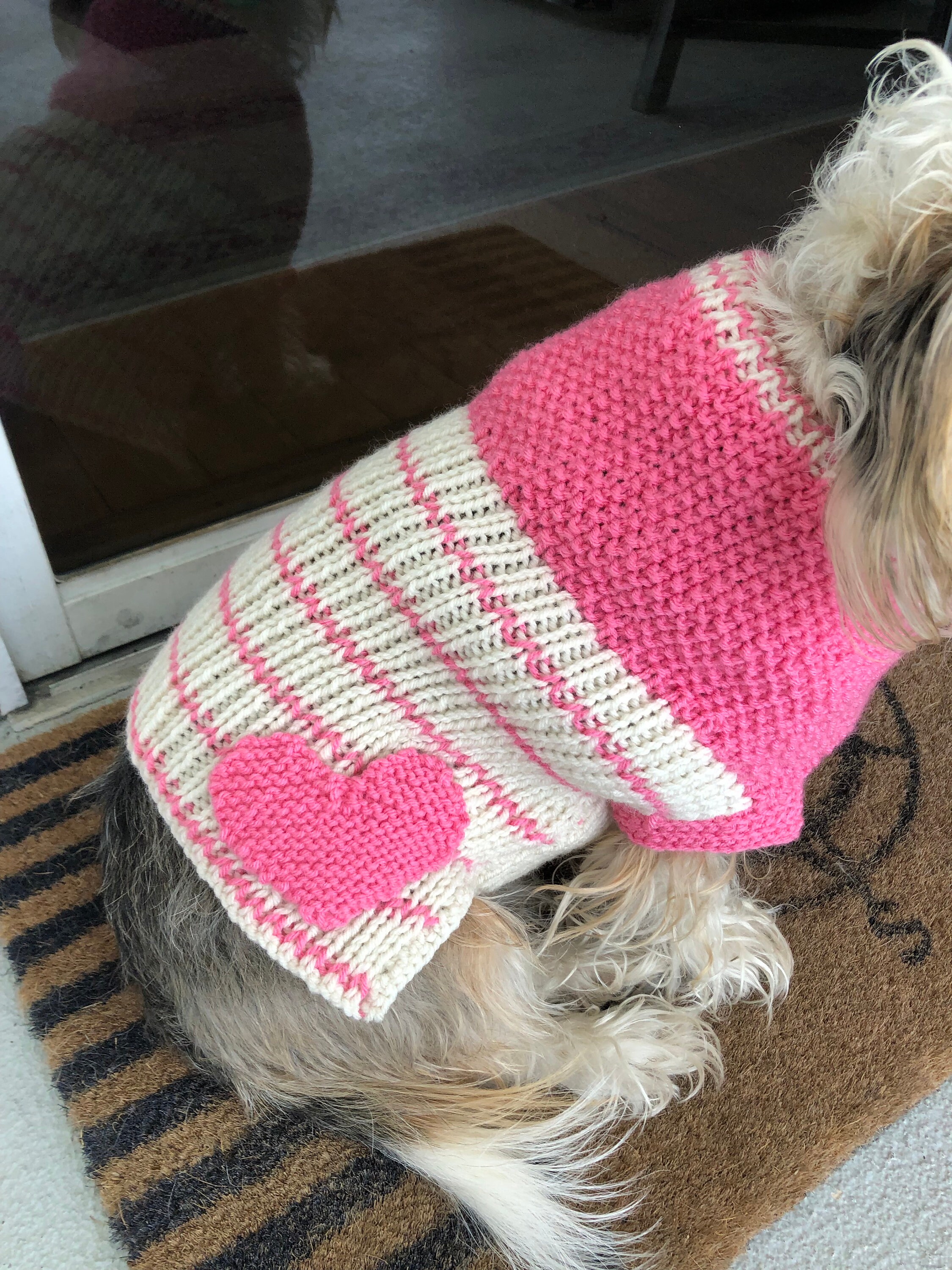 Valentine's Day Dog Sweater, Dog Valentines Day Clothes Dog Valentines