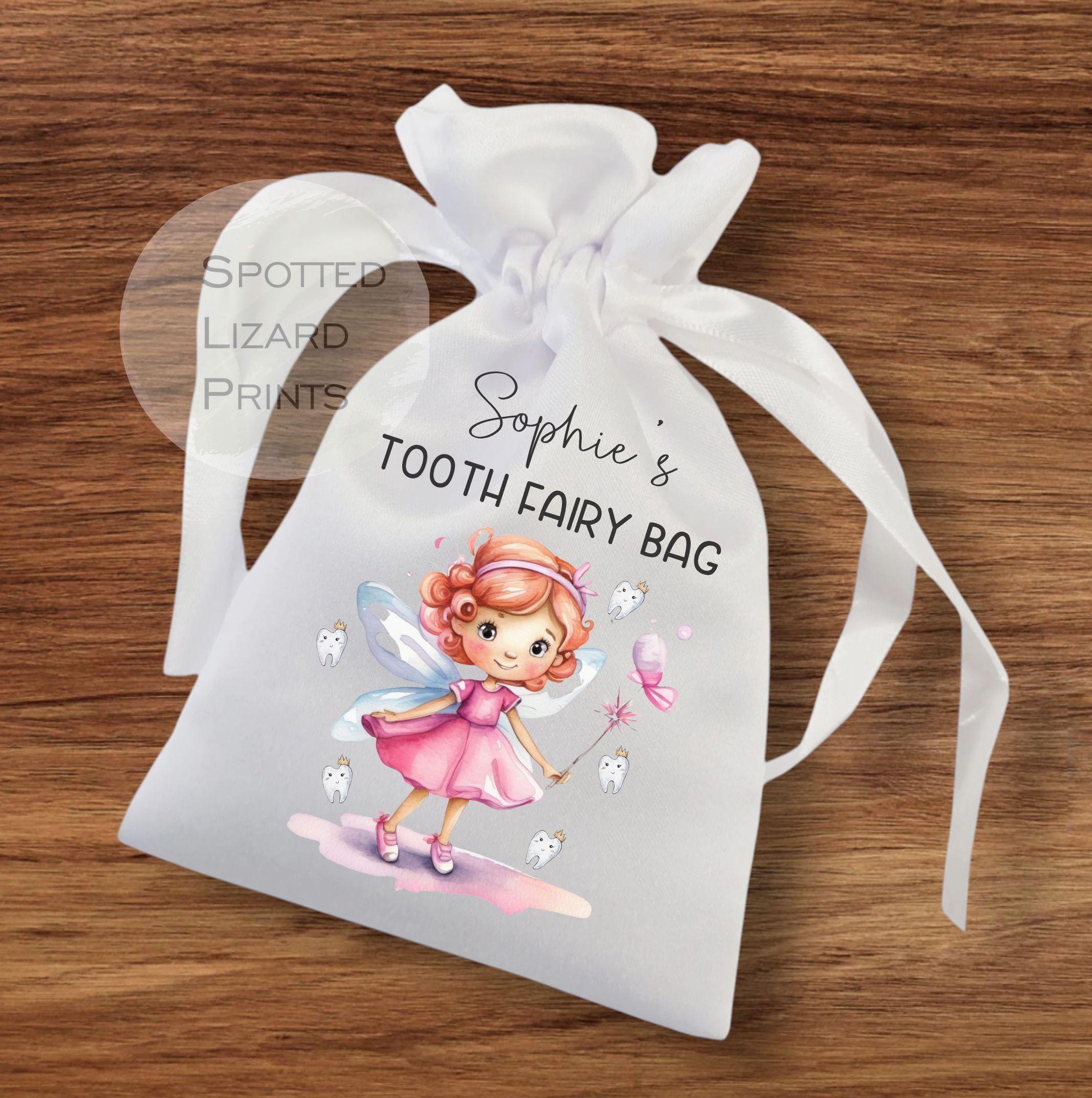 Personalised Tooth Fairy Bags, Tooth Fairy Pouch, Lost Tooth Bag, First ...