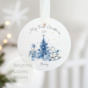 Personalized xmas Baubles - Personalised Christmas Baubles - Personalised Baubles - Personalised 1st Christmas Baubles - Bauble Gift
