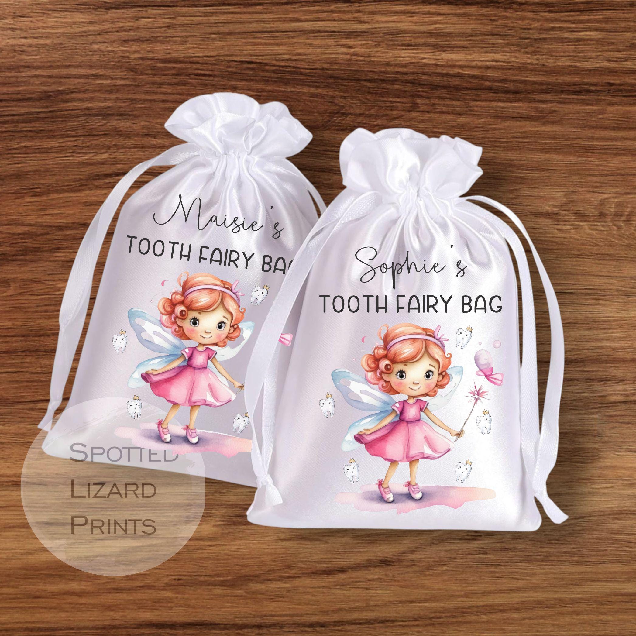 Personalised Tooth Fairy Bags, Tooth Fairy Pouch, Lost Tooth Bag, First ...
