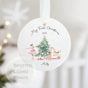 Personalized xmas Baubles - Personalised Christmas Baubles - Personalised Baubles - Personalised 1st Christmas Baubles - Bauble Gift