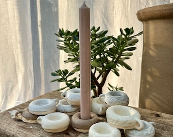 Handmade candlestick holders