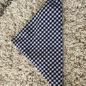 Gingham napkin handmade set of 2