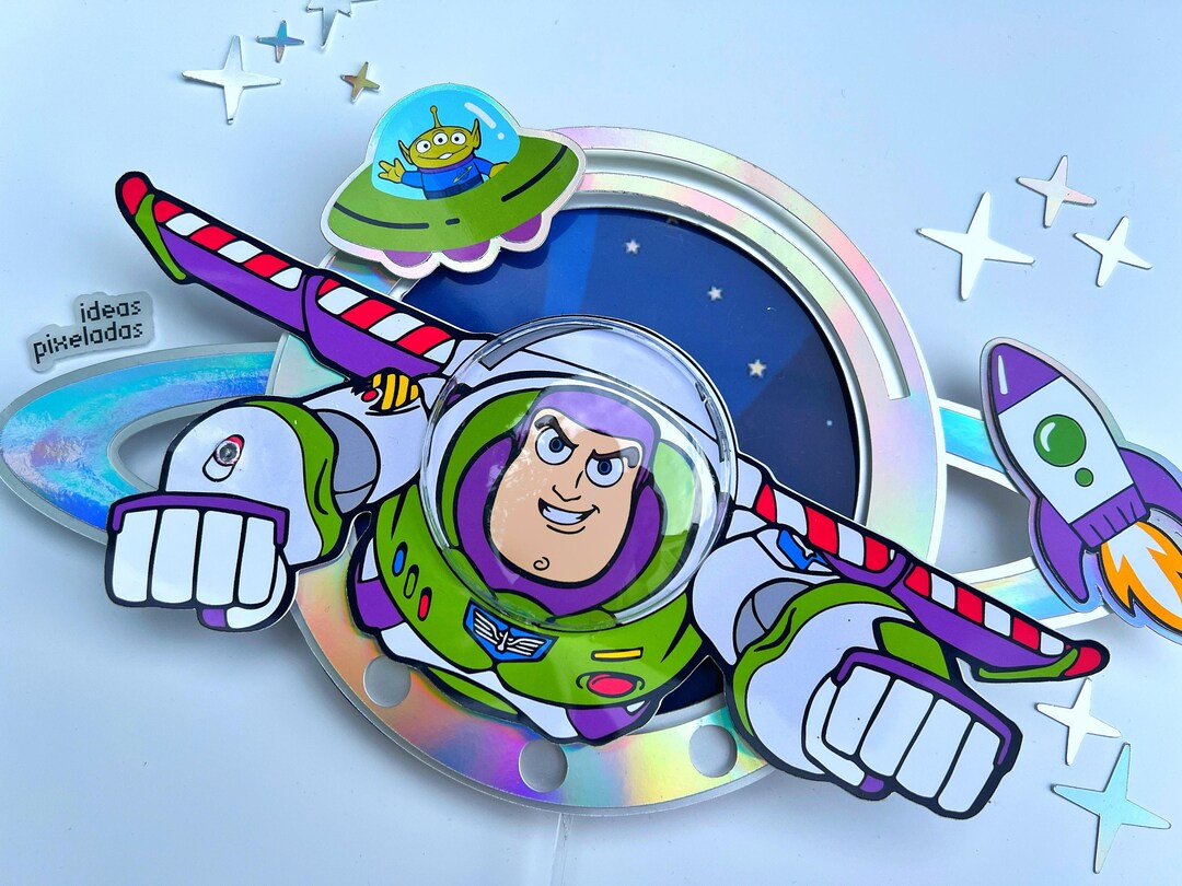 Buzz Cake Topper SVG: Digital Template (instant Download) - Etsy