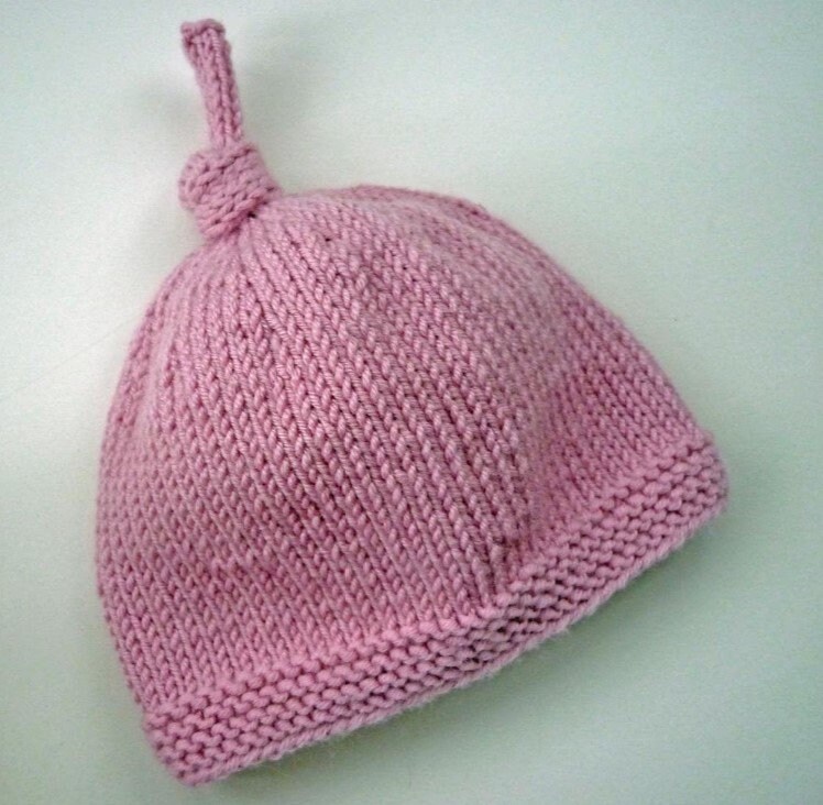 Hand Knit Baby Hat Knitting Pattern: Newborn to 2 Years (PDF Pattern ...
