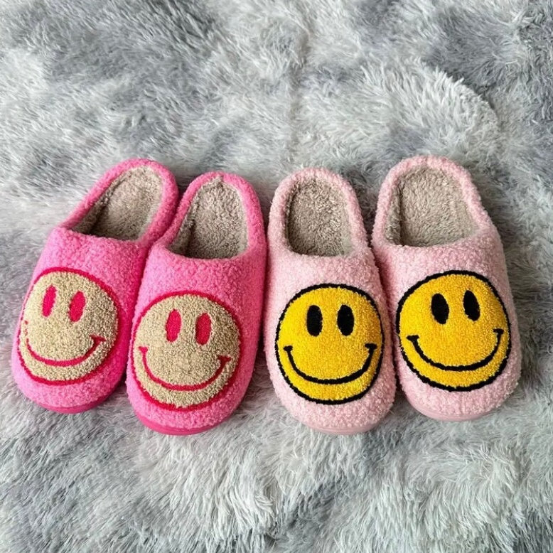 Pink Smiley Face Shoes 
