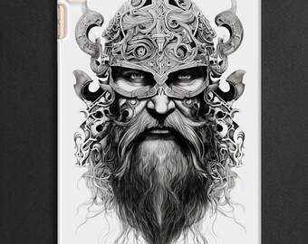Unique iPad Air 2 Case Gift Idea Viking Warrior Tablet Cover Cool Tech Gift For Him Stylish iPad Case
