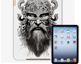 Viking iPad Air 2 Case Norse Warrior Tablet Cover Nordic Mythology Odin Style Unique iPad Case