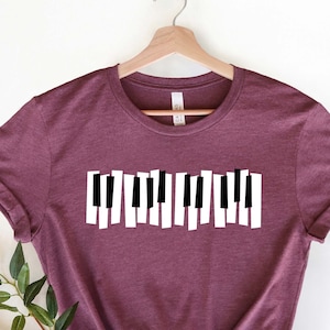 Piano Shirt, Music Shirts For Women, Music Lovers Gift, Pianist shirt, Music Teacher Shirt, Make Music Shirt, Piano Lover Shirt