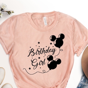 Disney Birthday Girl Shirt, Birthday Disney Shirt, Disney Birthday Squad Shirt, Disney Birthday Party Shirts, Disney Shirt Gift for Birthday