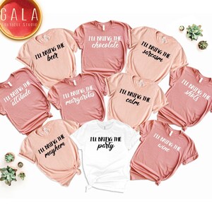 I&#39;m Bringing the Party Shirt, Birthday Party Shirt, Bachelorette Party Shirt, Custom Birthday Group Party Shirt, Girl Trip Shirt, Girl Party