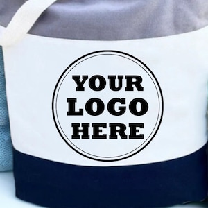 Custom Logo Tote Bag, Personalized Tote Bag Bulk, Custom Tote Bag With Logo, Gift for Friend,Promotional Tote Bag,Reusable Personalized Gift