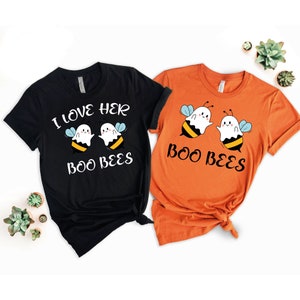 Boo Bees Shirt Funny Halloween Matching Couple Her Costume Boo Bees Shirt Funny Halloween Matching Couple Her Costume