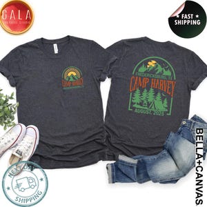 Custom Camp Shirt – Matching Family Camping Shirts, Personalized Camping Gifts, Camp Crew T-Shirt, Mountain Hiking Tee, Camping Trip Shirt