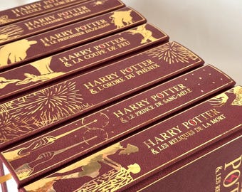 Harry Potter French Book Set (customisable Covers) - Etsy