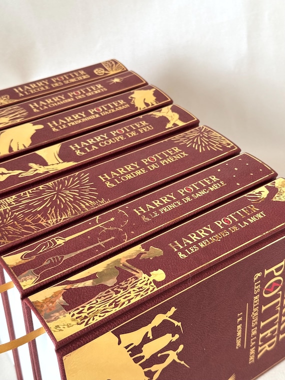 Harry Potter French Book Set (customisable Covers) - Etsy