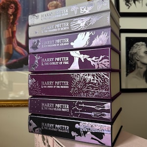 Harry Potter English Book Set (rebind, customizable handmade special edition) image 3