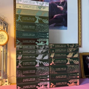 Harry Potter English Book Set (rebind, customizable handmade special edition) image 7