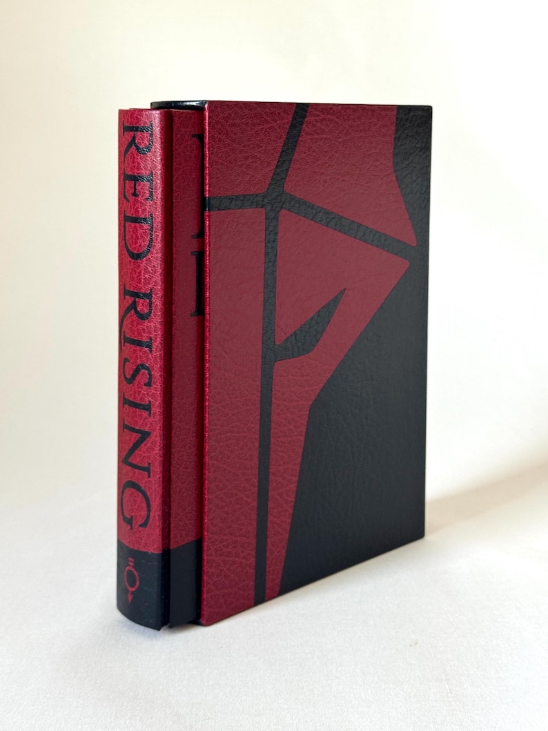 Red Rising Rebind Handmade Special Edition, Book with Conservation Box, Pierce Brown Book + slipcase