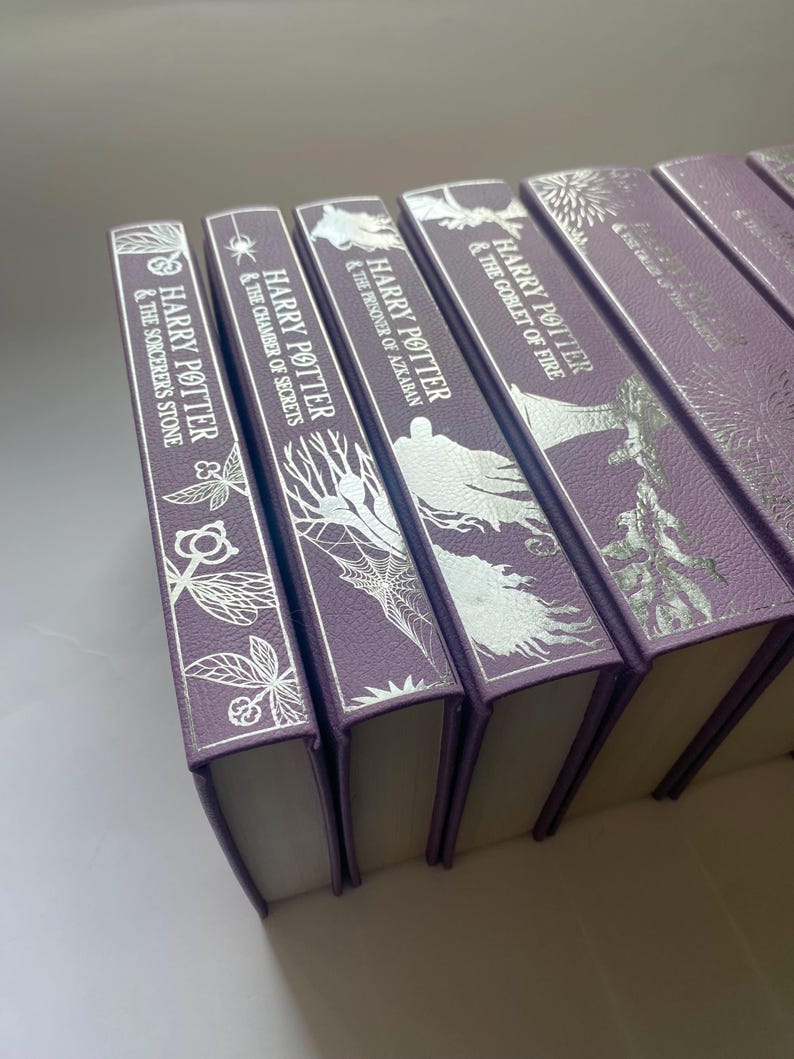 Harry Potter English Book Set (rebind, customizable handmade special edition) image 15