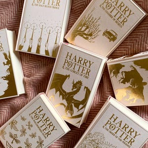 Harry Potter English Book Set (rebind, customizable handmade special edition)