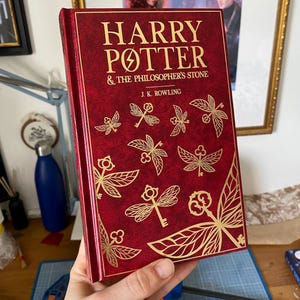 Harry Potter English Book Set (rebind, customizable handmade special edition) image 16