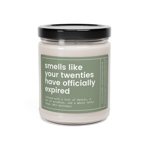 30th Birthday Candle, 30th Birthday Gift, Turning 30 Birthday Gift, Funny Birthday Gift, Dirty Thirty Candle, Best Friend Birthday Girl Gift image 6