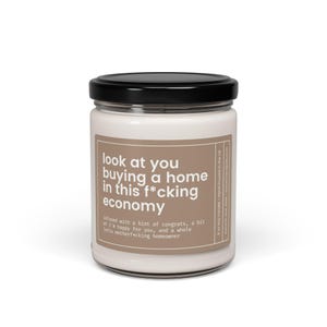 New Homeowner Gift, Housewarming Candle, Closing Day Gift, Funny New House Gift, Condo Owner, Closing Gift for House, House Warming Gift bild 6