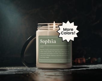 Custom Name Candle, Best Friend Candle, Personalized Gift for Friend, Friendship Gift, Custom Friend Birthday Gift, Friend Gift for Her, BFF
