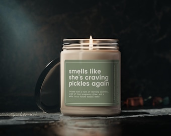 Funny Pregnancy Gift, Baby Shower Gift, Gift for New Mom, First Time Mom Gift, Funny Pregnancy Candle, Expecting Mom Gift, Pregnant Candle